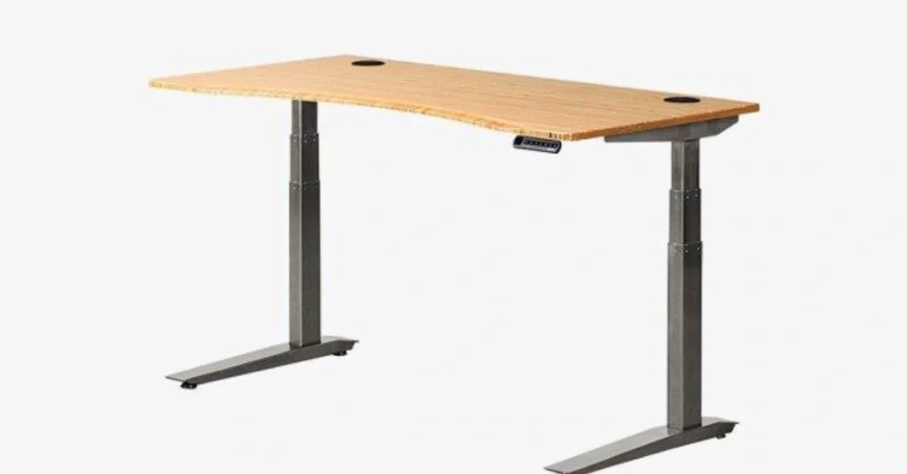 Adjustable standing desk table