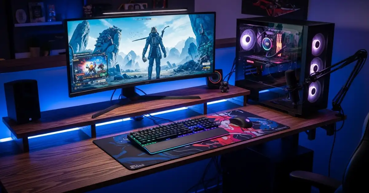 how to build a gaming desk