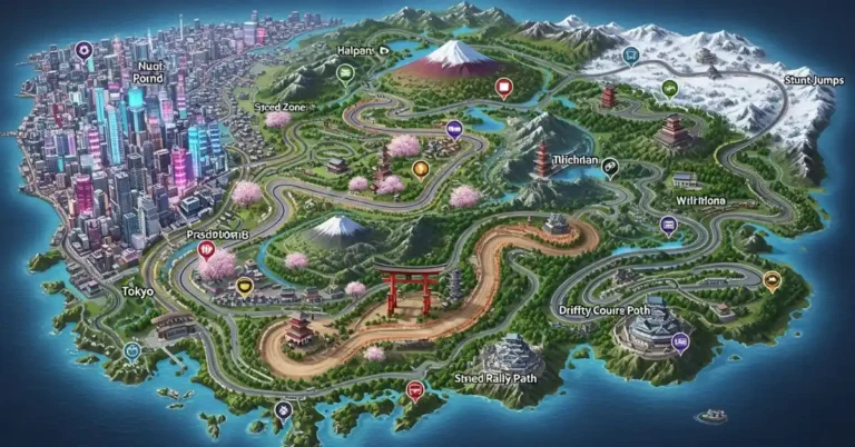 Forza Horizon 6’s Japan Map