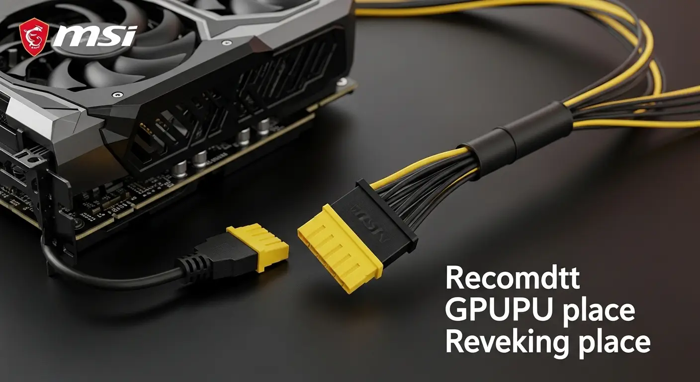Users Are Reporting MSI’s Yellow-Tipped GPU Power Cables Are Sneaking Out of Place, Increasing Graphics Card Risk